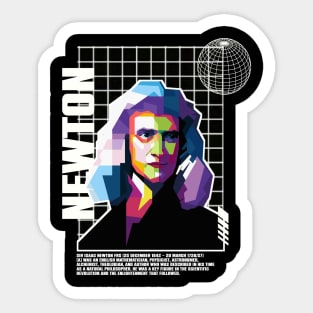 Isaac Newton Sticker